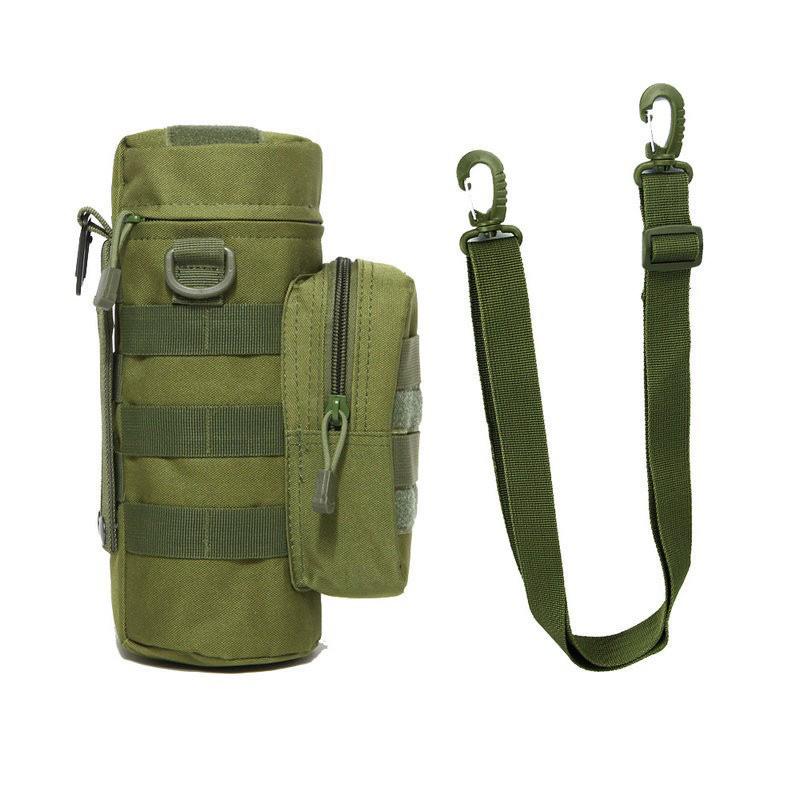 Тактическая сумка для бутылки с водой Molle, держатель для путешествий, кемпинга, пешего туризма, велоспорта, рыбалки, охоты, бутылки с водой, переноска для чайника