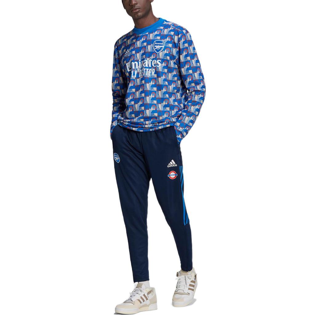 adidas Мужские футбольные спортивные штаны Arsenal Fan Edition, синие HG6235