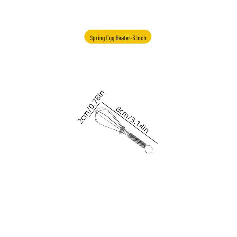 Ручной венчик для взбивания яиц и вспениватель молока из нержавеющей стали