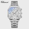 CHENXI Men Multifunction Quartz Watches Chronograph Waterproof Fashion Calendar Men's Luminous Watch