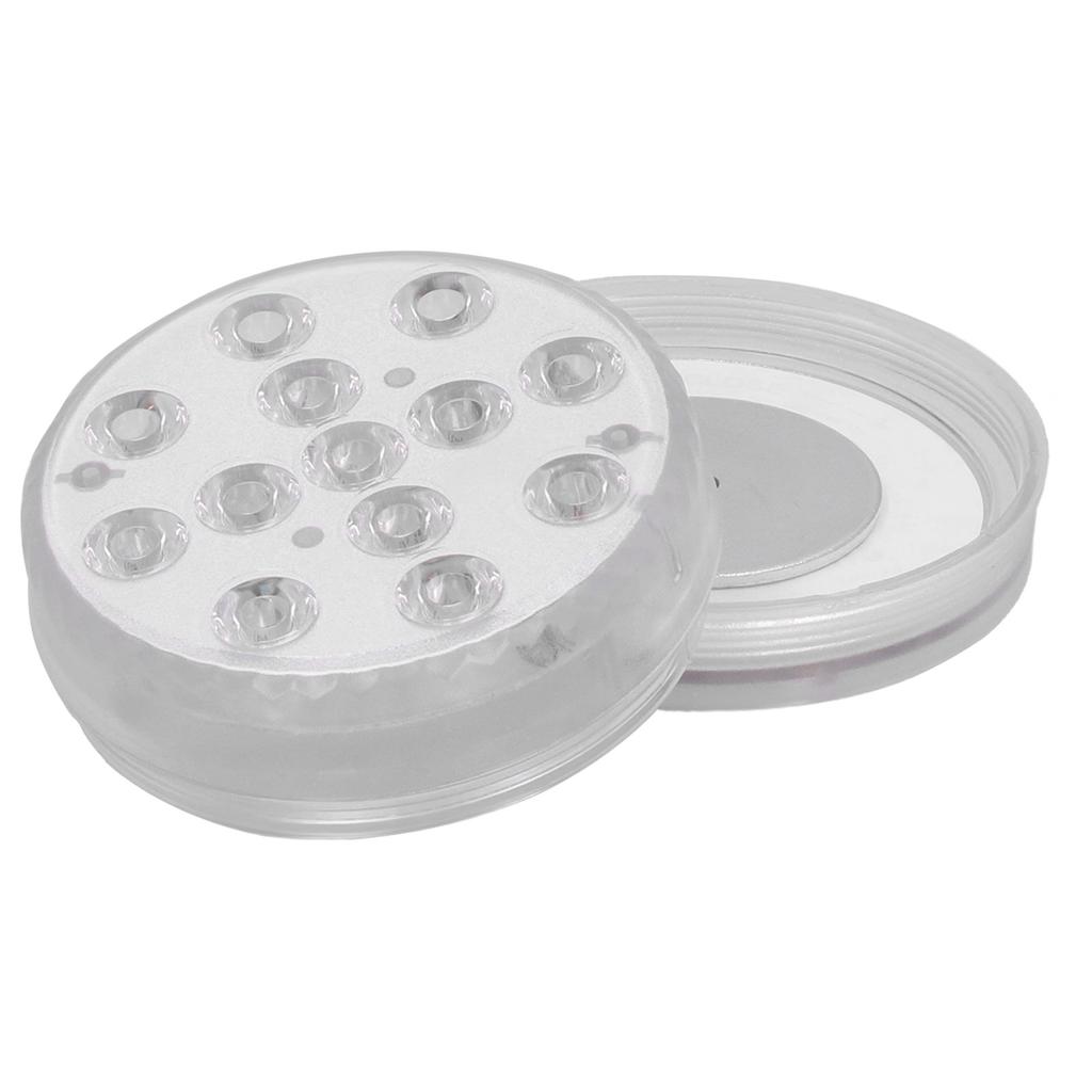 LED Pool Magnetic Lamp IP68 16 Colors RGB Underwater Light with 28?Key Remote Control Suction Cup