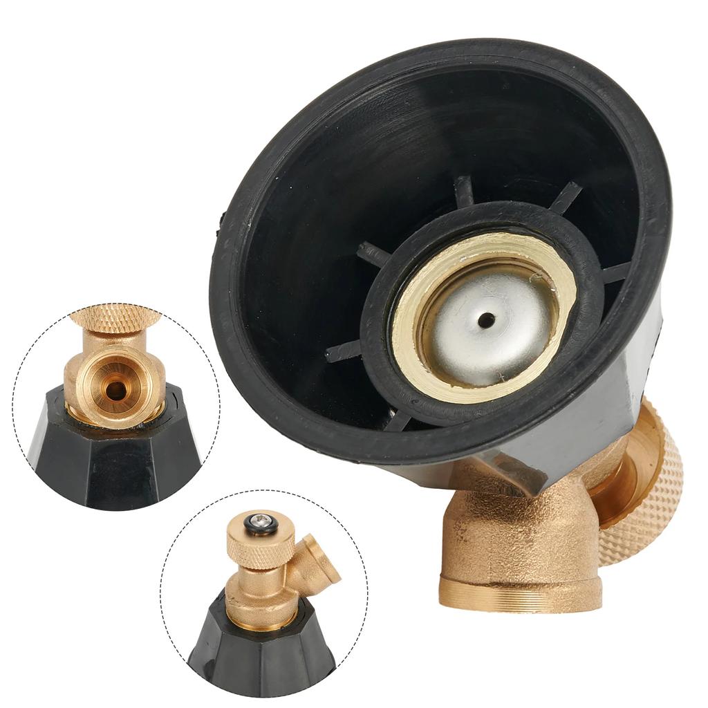 Agricultural High-Pressure Air Vortex Spraying Nozzle Adjustable Copper Water Outlet Nozzle Garden Watering Supplies