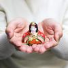 Osaka Choseido Хина Компактная Мини Хина Хана Мияби Марудай Куклы Хина Куклы, Куклы, Керамика,