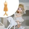 1:12 Scale Dollhouse Miniature Model Hanger Necklace Mannequin Freestanding Jewelry Stand