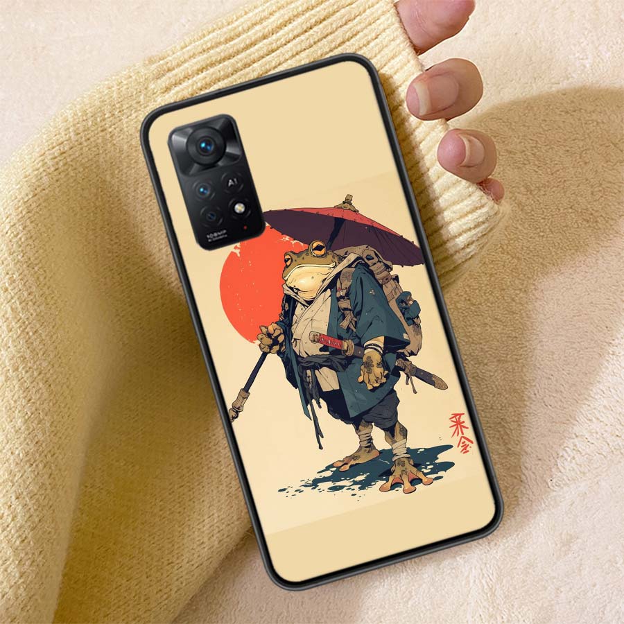 Cute Mouse Axolotl Frog Wizard Phone Case For Redmi Note 13 14 15 Pro Plus 12 13C 12C 15C 9 10 10C 9T 9C 9A TPU Soft Cover Clear