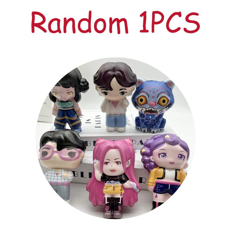 K-pop Охотники на демонов Серия игрушек для снятия стресса Аниме Руми Зои Мира Персонаж Ручной пинч Медленный отскок Игрушка для снятия стресса Исцеляющий Гиф