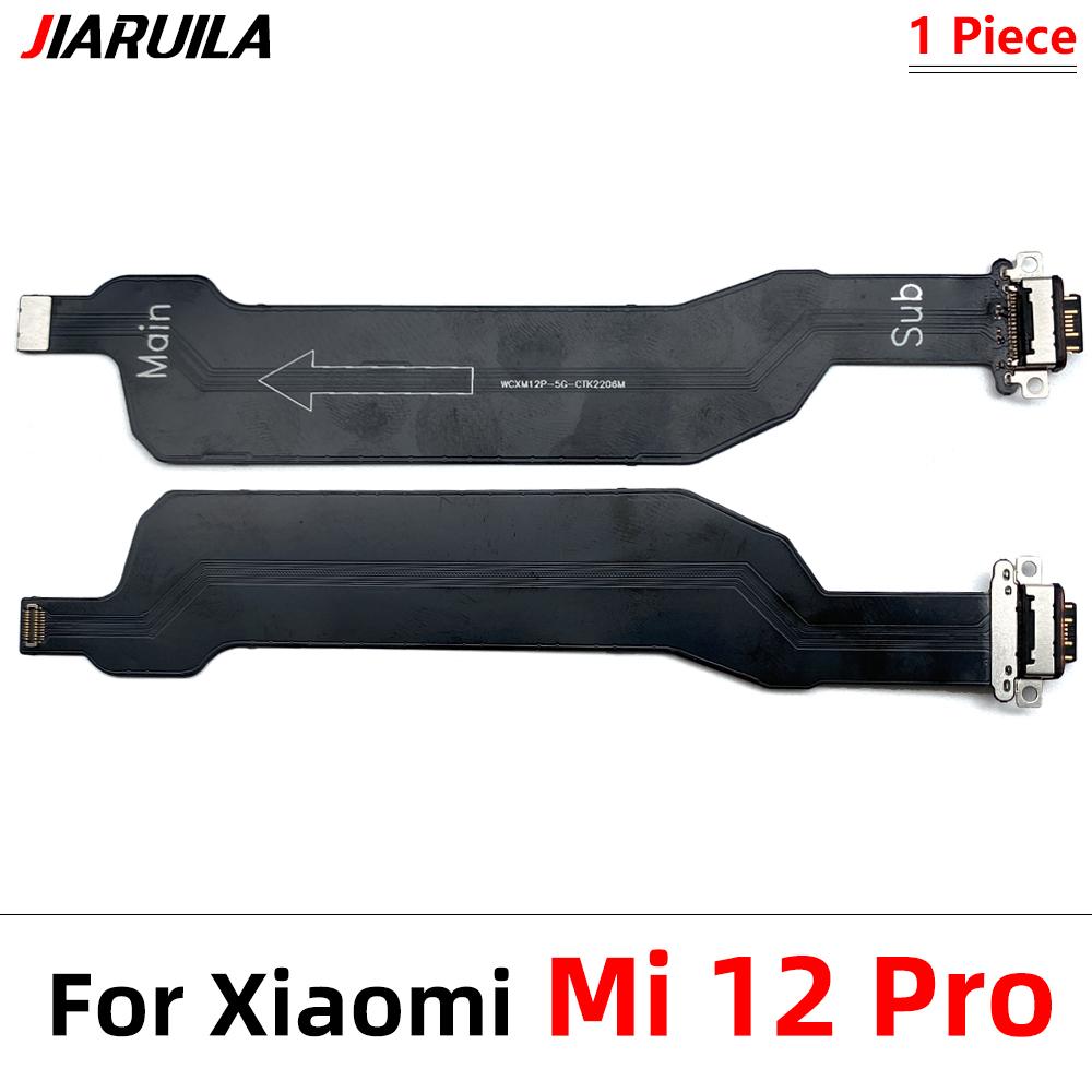 USB Charging Port Dock Plug Socket Jack Board Flex Cable Connector Parts For Xiaomi Mi 12 / Mi 12 Pro Microphone Module