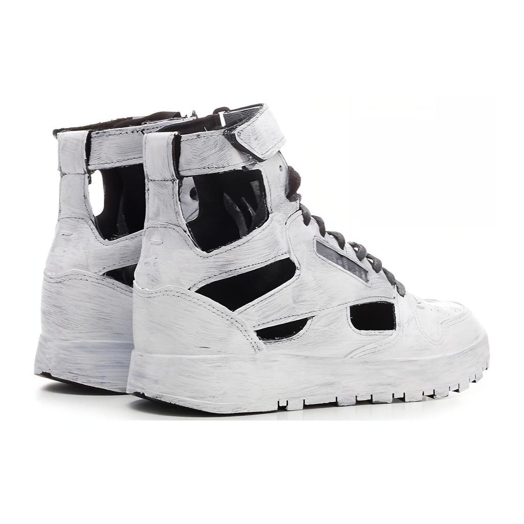 Reebok X Maison Margiela Classic Leather Tabi High Whiteout женские кроссовки черного цвета S39WS0099-P4242-H8666