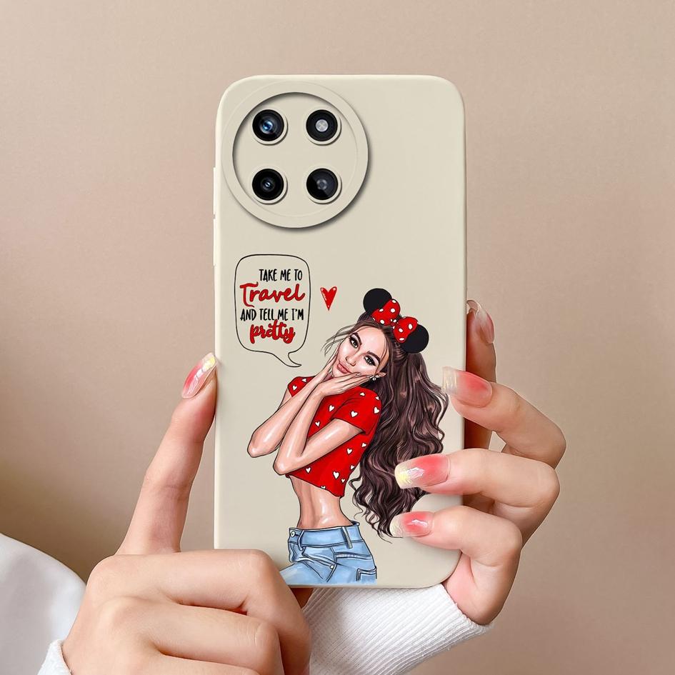 Для OPPO Realme XT X7 X2 V15 V13 V20 V25 V30 50 Pro задняя крышка модная матовая жидкость для мальчиков и девочек Мягкие силиконовые защитные чехлы для телефонов для бампера Realme