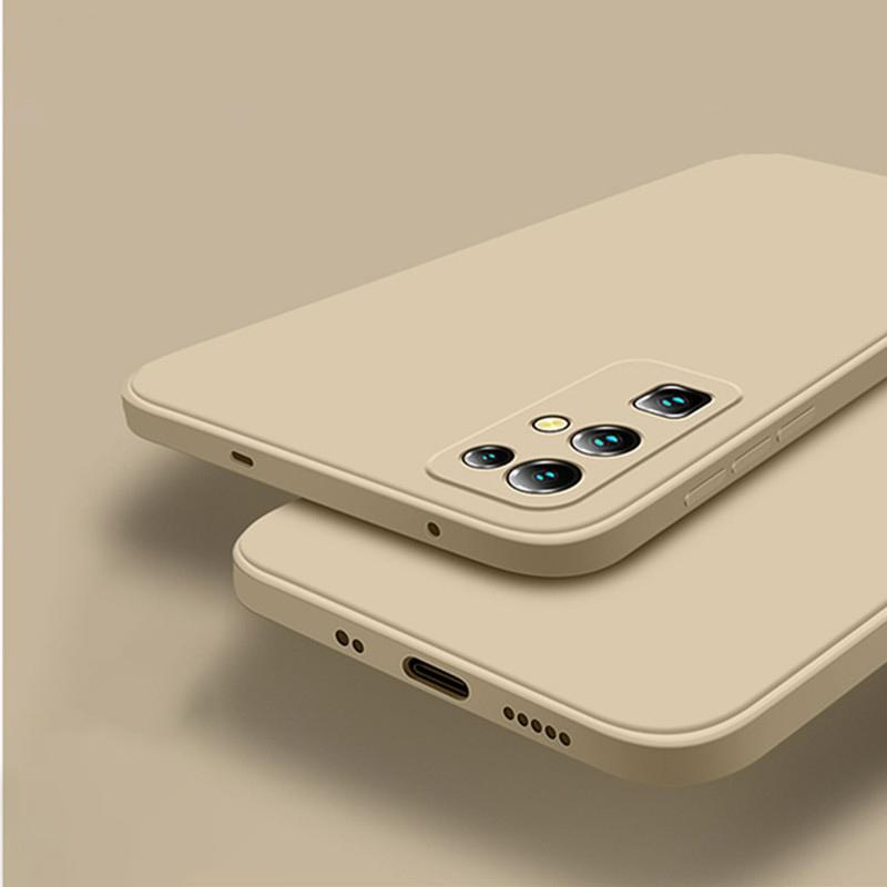 Новый цветной жидкий силиконовый чехол для Samsung Galaxy A72 A52 A32 A22 A71 A51 A70 A21S A50 A30S A13 A73 A53 A23, чехол из мягкого ТПУ