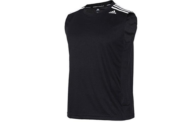 adidas Мужские майки Черные Умеренные Прямой крой F84546