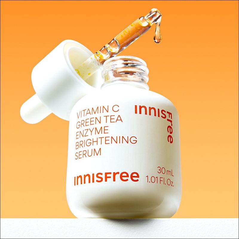 Innisfree Сыворотка с витамином C, зеленым чаем и энзимами для сияния кожи 30 мл
