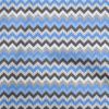 Cotton Flex Light Blue Fabric Chevron Craft Projects Decor Fabric Printed By The Yard 40 Inch