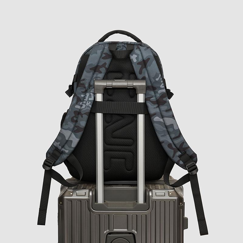 Мужской рюкзак большой вместимости, школьный рюкзак для ученика средней школы, камуфляжный принт, рюкзак для компьютера