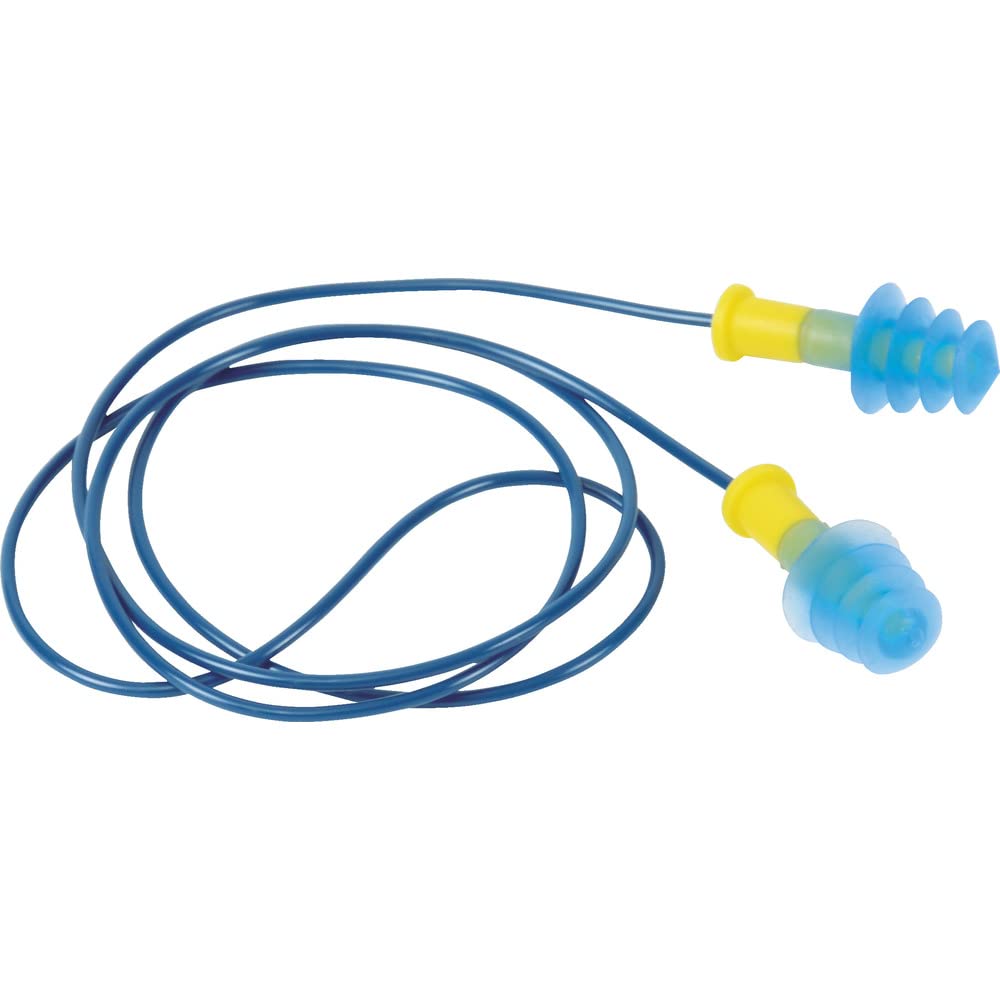 TRUSCO Earplugs Flange Type with Cord 26dB TEK26H 4-stage