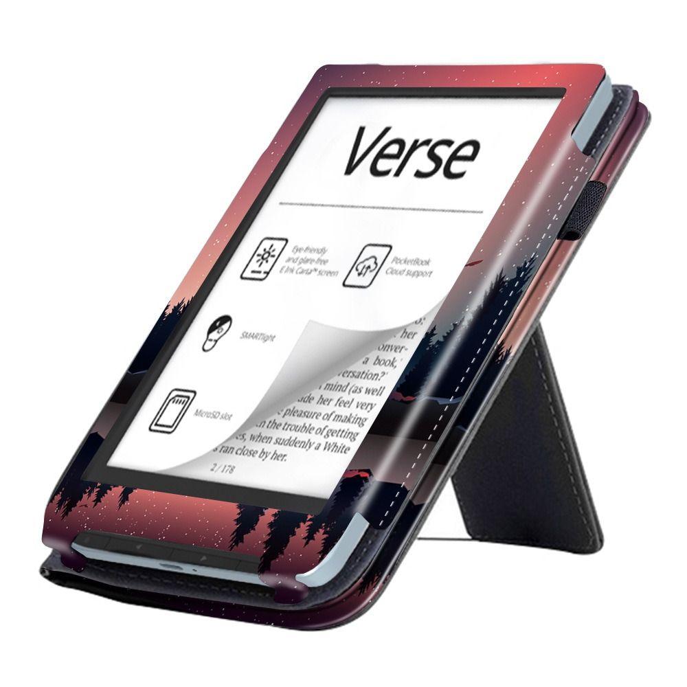 With Hand Strap Smart Case Kickstand Protective Shell for Pocketbook Verse/Verse Pro