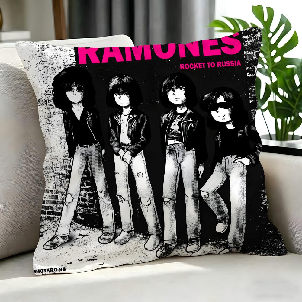 Группа Ramones Наволочка Набор Наволочек 4 шт. 50x50 45x45 40x40 Наволочка Декоративная Диван Домашний Декор