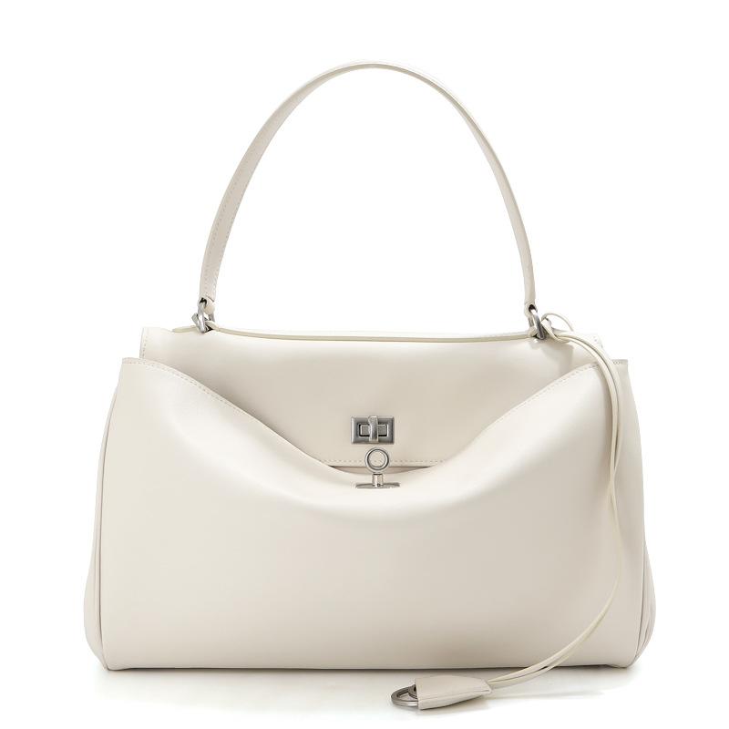 Подарочная коробка, первый слой коровья кожа Родео Сумка-тоут, ручная сумка, сумка через плечо под мышку, большая вместимость, продвинутый вариант для поездок на работу.