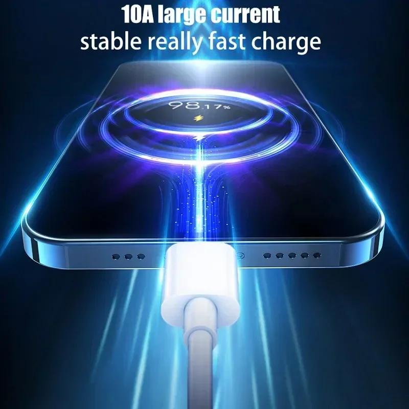 1-3 шт. Короткий 30 см Кабель Type C на USB C для быстрой зарядки Power Bank, Data Cord или Samsung iPhone15 Xiaomi Phone USB C Data Cable