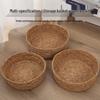 Rattan Decorative Woven Storage Basket for Fruit and Snacks