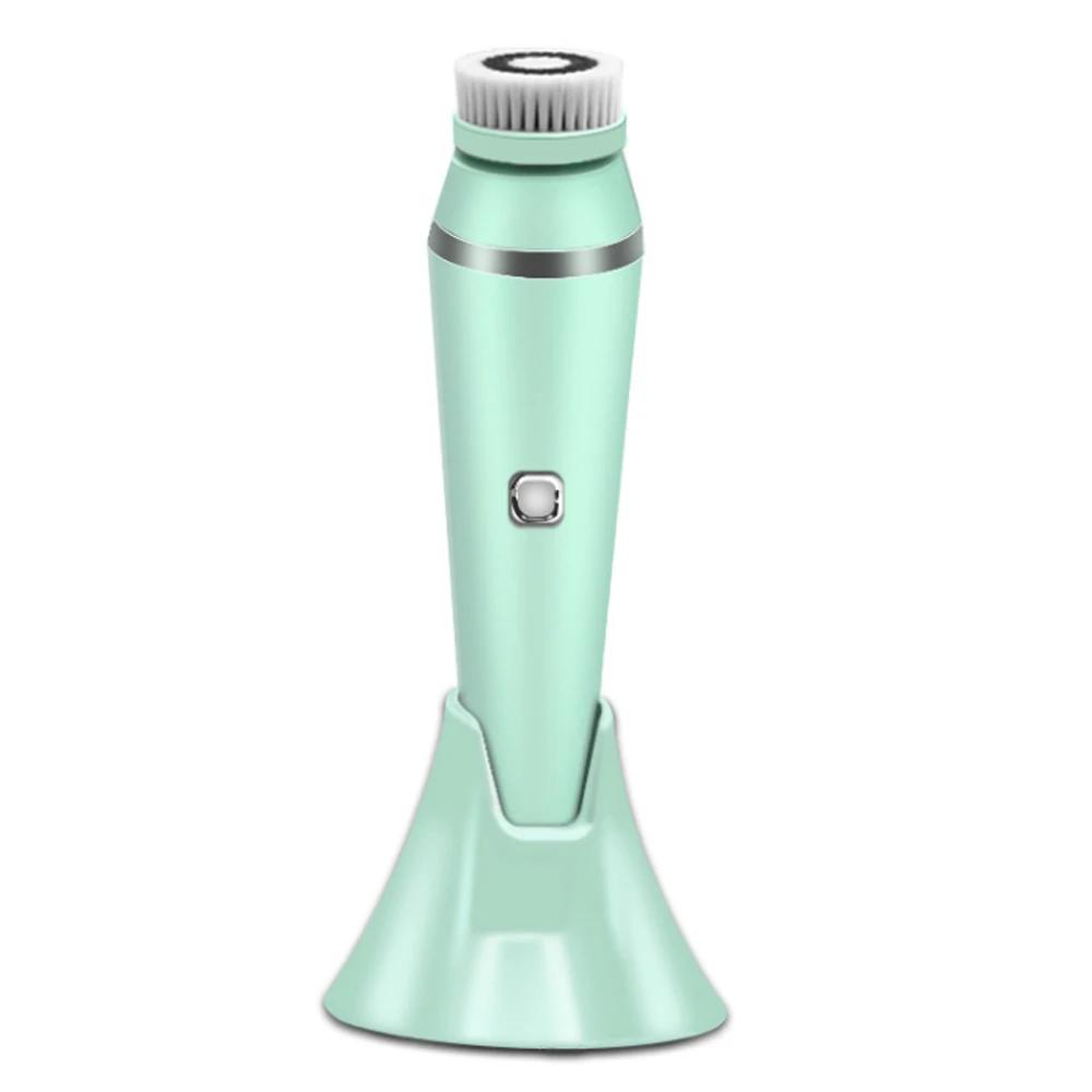 4 в 1 щетка для мытья лица электрическая силиконовая водостойкая очиститель от прыщей и черных точек перезаряжаемый очиститель для лица инструмент для ухода за кожей