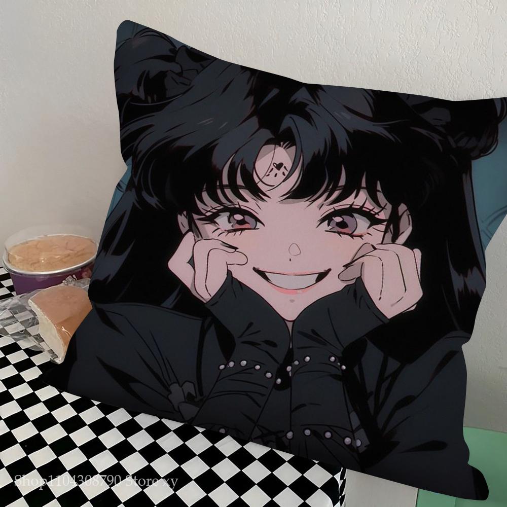 1 шт. Настроение Тело Лунная Леди Классический Аниме Наволочка Квадратная Спальня Диван Досуг Комфорт Подушка Авто Гостиная Дом Украшение