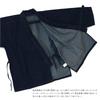 Swing Plus Denim Japanese Samue Samue Top and Bottom Set Room Wear [SWINGPLUS] Men's M-2L (2L, Black)