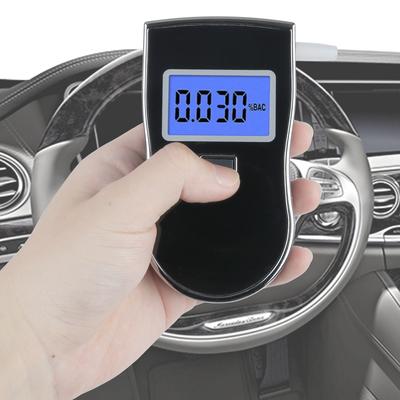 Цифровой алкотестер Портативный автомобильный алкотестер Алкометр Тест на алкоголь в вине ЖК-экран Анализатор вождения в нетрезвом виде
