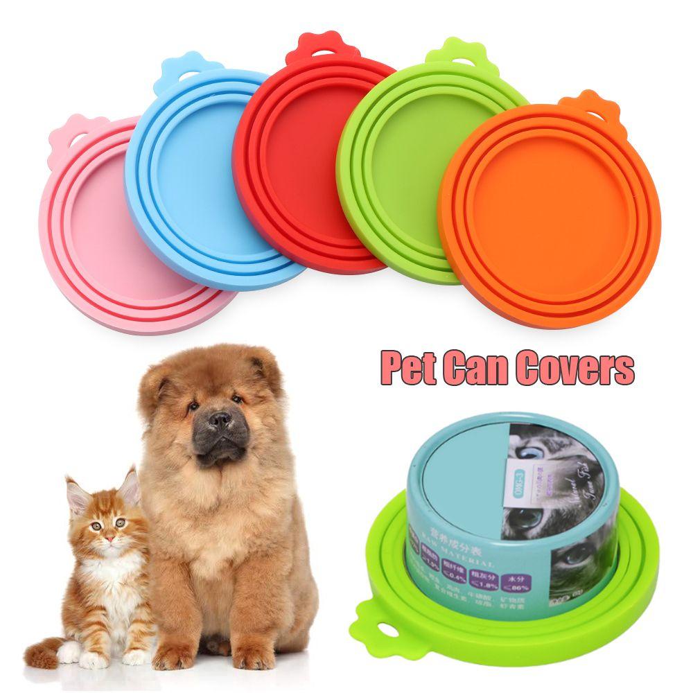 Hot Pet Supplies Box Cover Silicone Can Lid Food Tin Cover Cans Cap Pet Can Covers