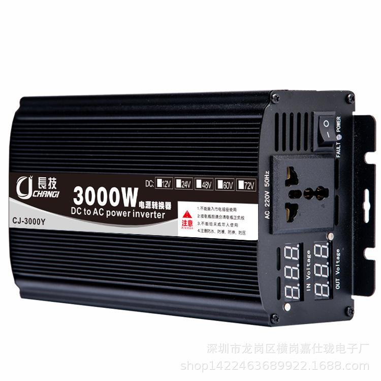 Аморфный интеллектуальный инвертор 12 В 24 В 48 В 60 В в 220 В для домашнего транспортного средства, солнечная энергия 1500 Вт 2000 Вт 3000 Вт 3500 Вт