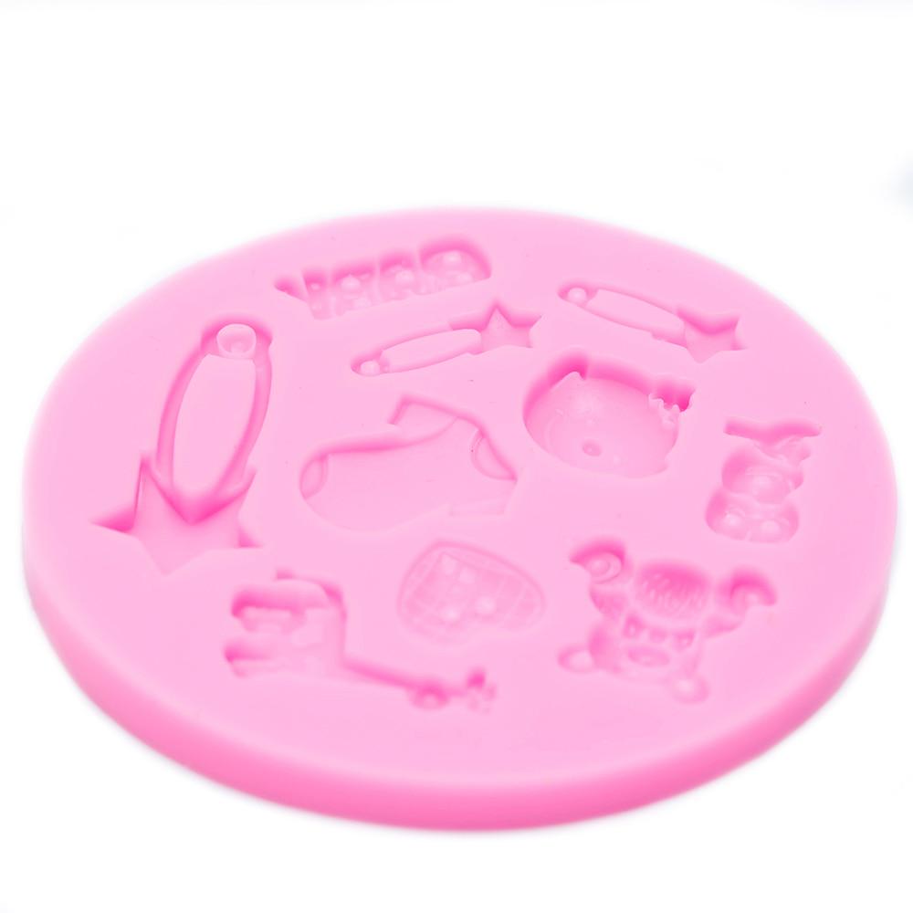 Силиконовые формы для маленьких девочек, формы для мыла, помадки, инструменты для рукоделия, шоколадная помадка, формы для торта