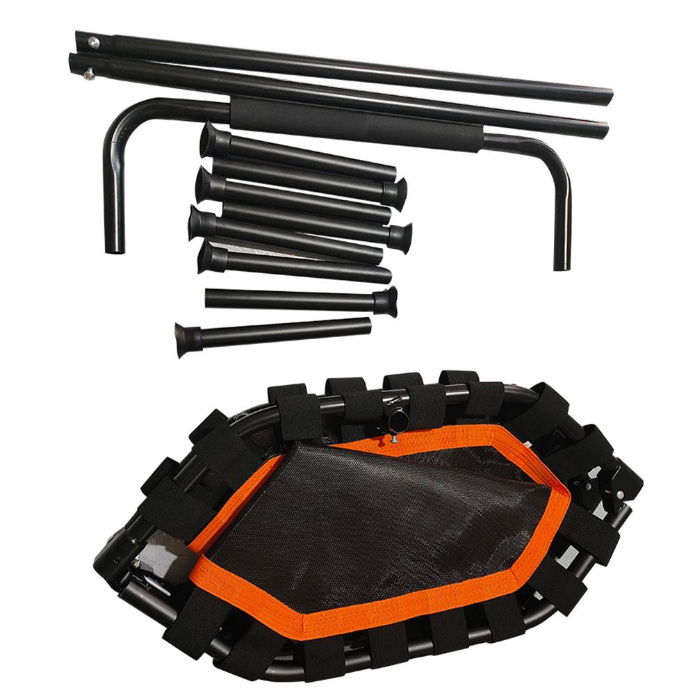 Mini Trampoline for Adults Fitness Foldable 42-In Octagonal Silent Safe and Stable Slingshots for