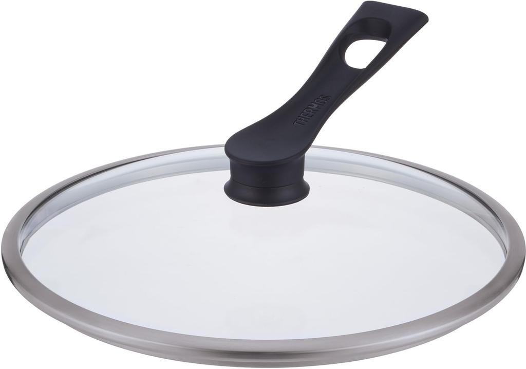 Thermos Stand Type Glass Lid KLH 26cm Compatible Black BK KLH-026