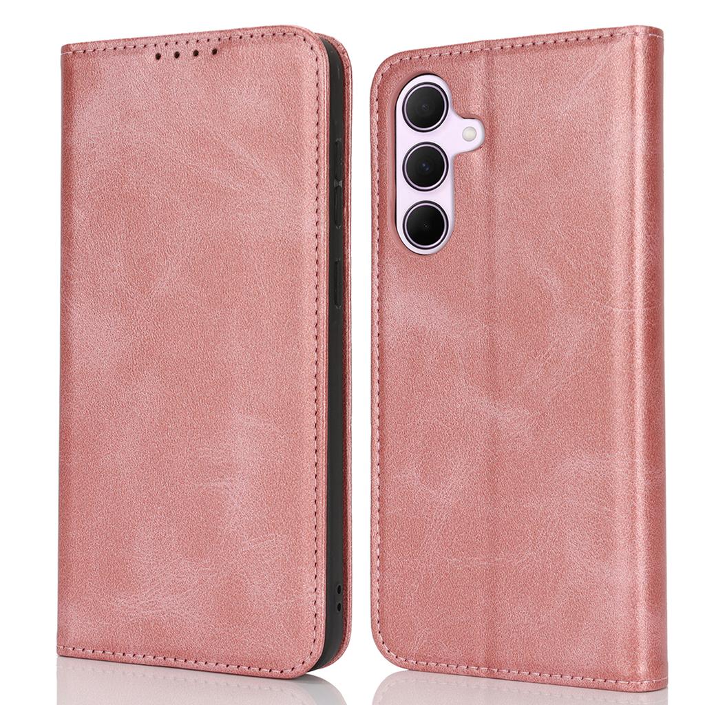 For Samsung Galaxy A56 5G/A36 5G Case PU Leather Calf Textured Magnetic Closing Smart Phone Cover