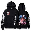 Demon Slayer Kamado Nezuko Cosply Hoodie Women Casual Streetwear Sweatshrit Kimetsu No Yaiba Boys Girls Hoody Pullover Hoodies