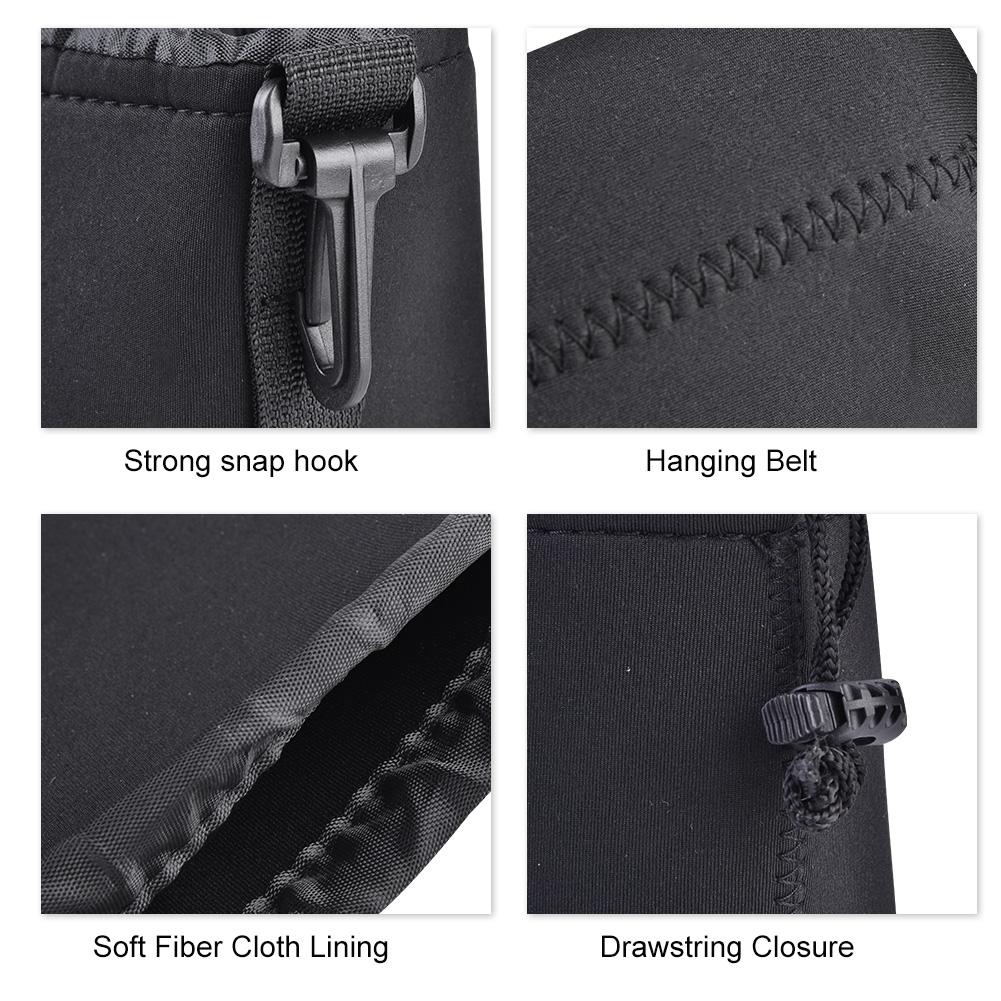 4pcs Camera Lens Storage Bag Protective Case Shockproof Pouch for DSLR