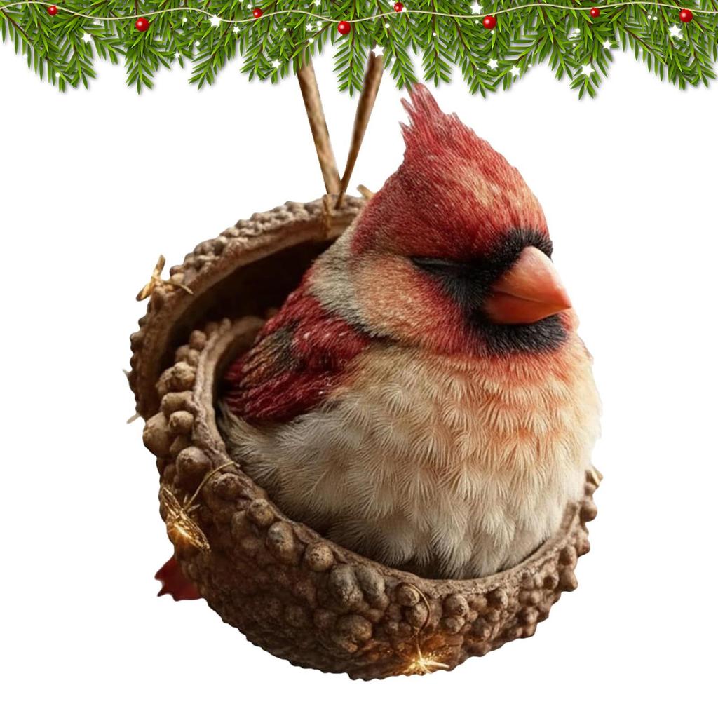 2D Акриловые Рождественские Украшения Животные Сезонное Украшение Новогодние Подвески для Праздничного Дома Офиса Гостиной Сада