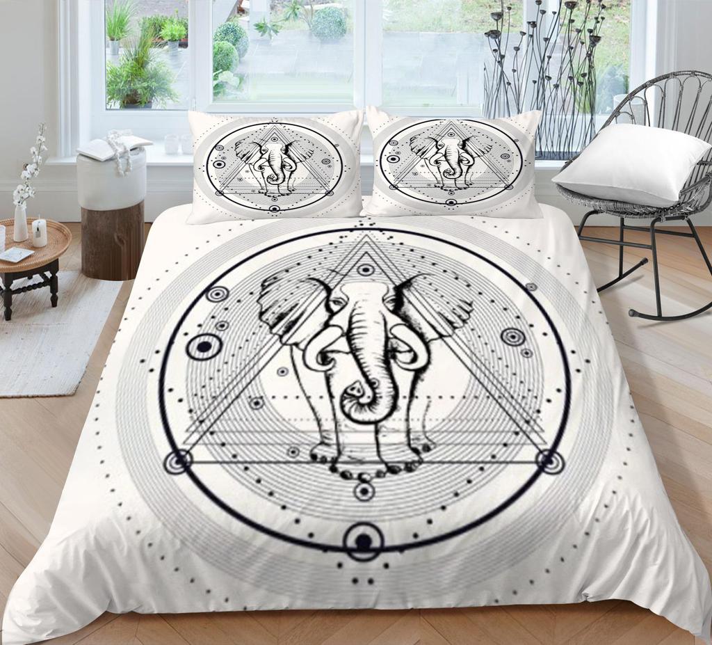 Boho Duvet Cover Design Bedding Cover Set Boho Bedding Man Woman Single Double Size Quilt Cover Set Pillowcase