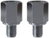 Tanax Napoleon Motorcycle Mirror Thread Diameter Conversion Plated To Adapter, (8mm 10mm) CM-2