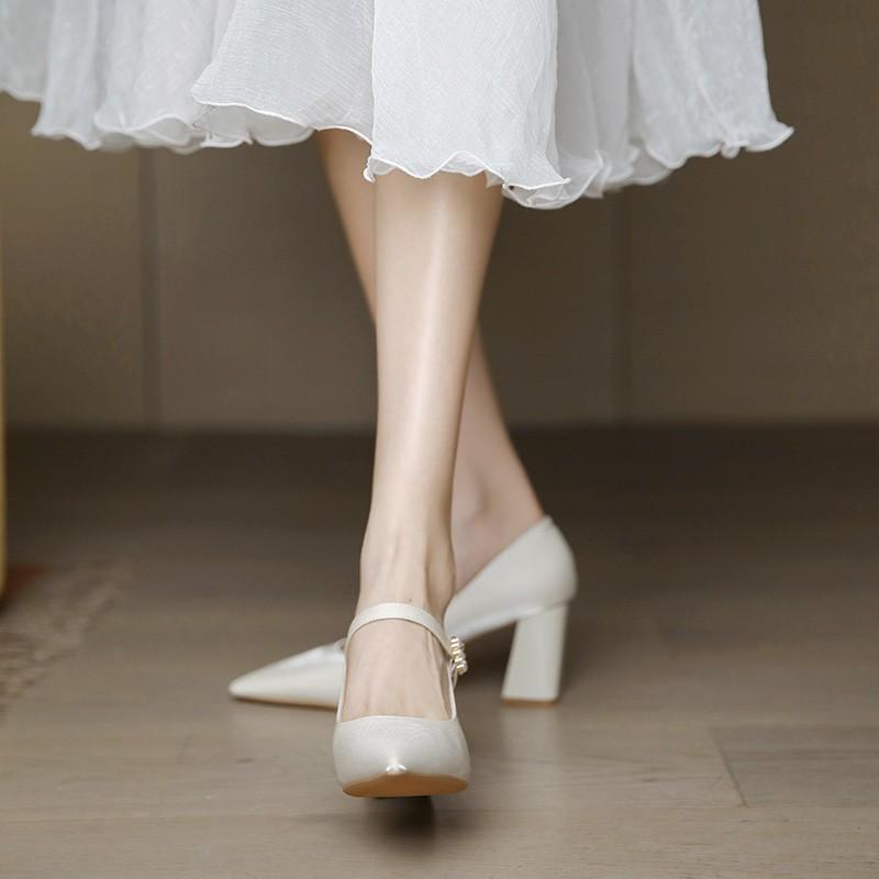 French New Women's High Heels Shoes