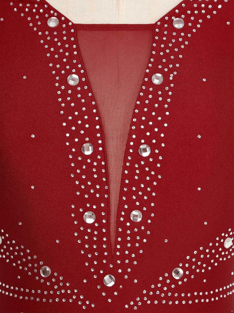 Women Lyrical Dance Dress Modern Contemporary Costume Sleeveless Figure Skating Dress Ballet Dancewear