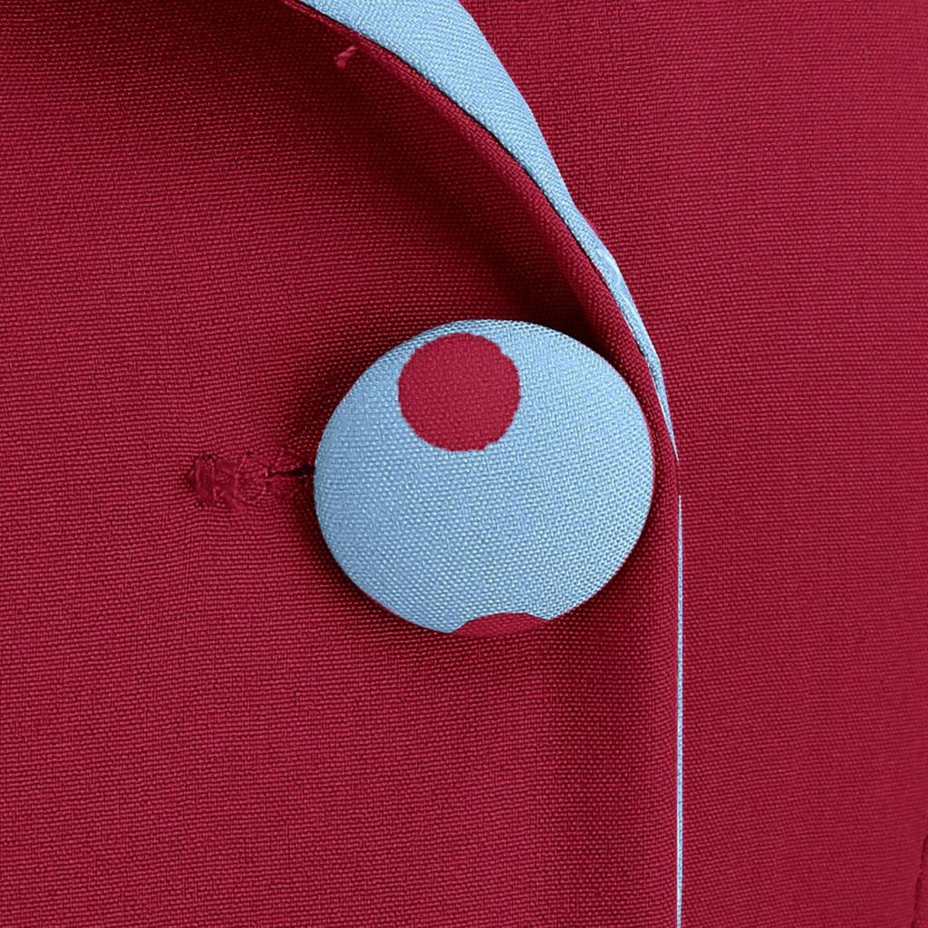 GMXIA Женское темпераментное профессиональное винтажное двубортное свободное платье с воротником-стойкой в горошек