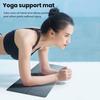 Rubber Yoga Mat Super Soft Thick Wear Resistant Non-Fading Portable Mini Auxiliary Pad Anti-Slip Knee Cushion Mat