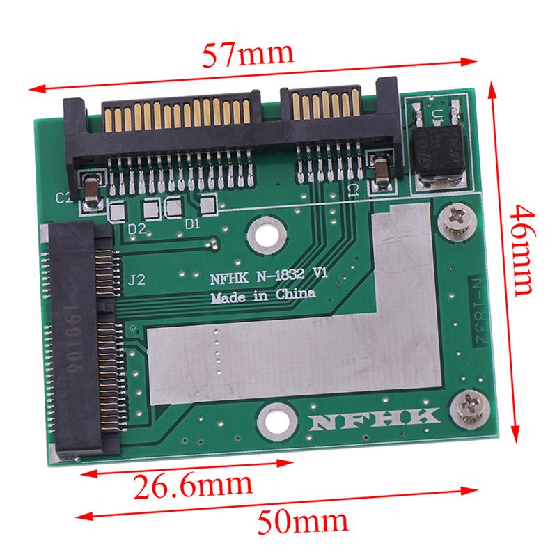 High Speed MSATA To SATA Adapter Board Mini PCIE SSD Convert To Standard SATA Interface Module