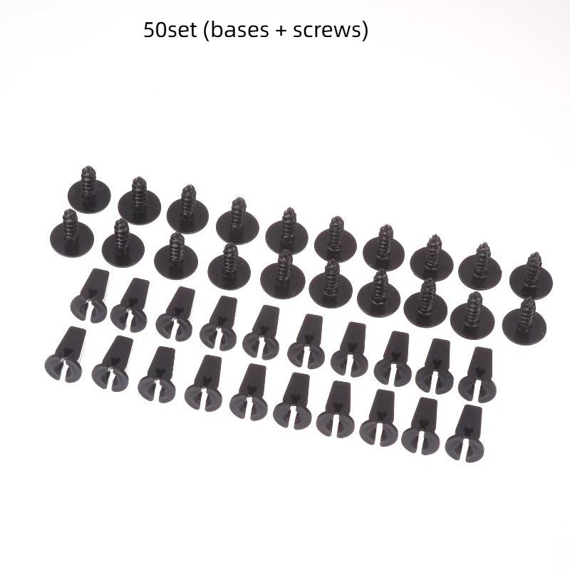 10/20/50/100PCS Auto Mudguard Lining Snap Screws For Engine Cover Undertray Splashguard Wheel Fastener Clips Bolt