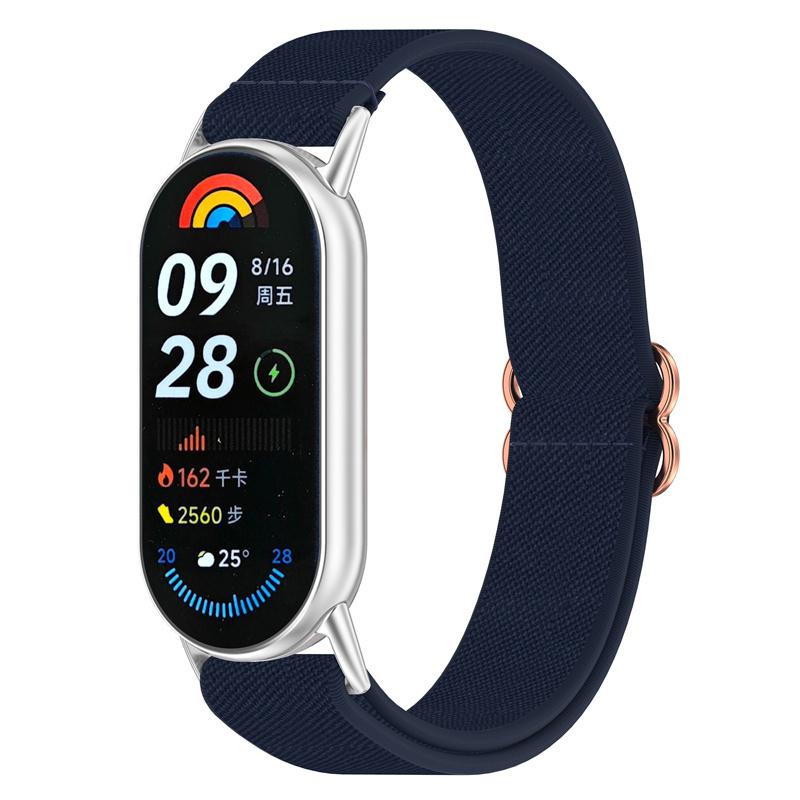 Нейлоновый трикотажный ремешок для Xiaomi band 9 8 NFC-ремешок Эластичный ремешок для часов для Xiaomi smart band 9 8 Чехол для ремешка аксессуары