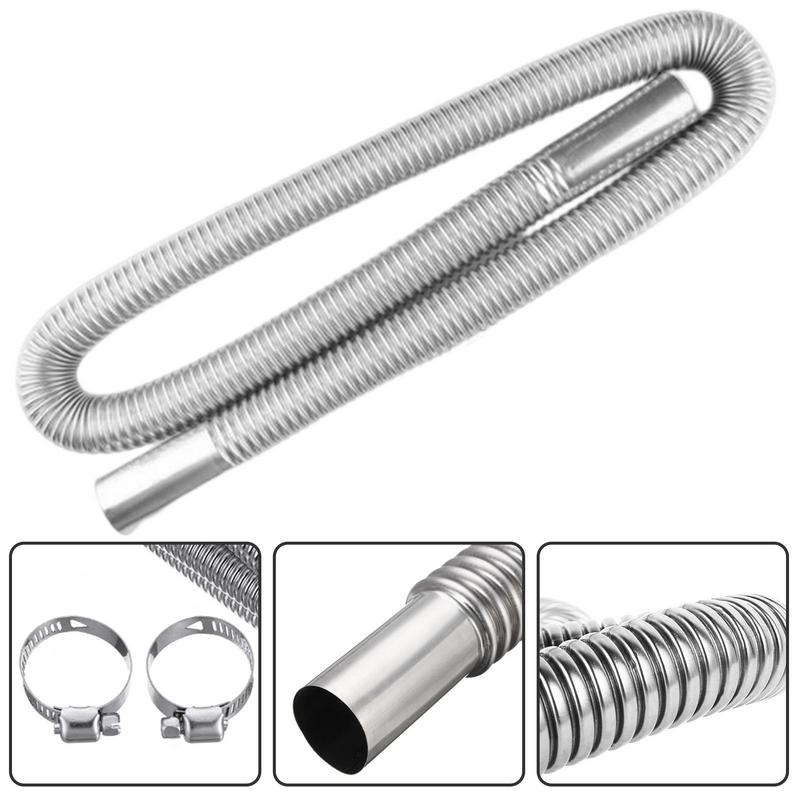 Flexible Exhaust Pipe Stainless Steel Exhaust Tubing Flexible Exhaust Hose Heater Parts Motorcycle Exhaust Pipes For Exhaust