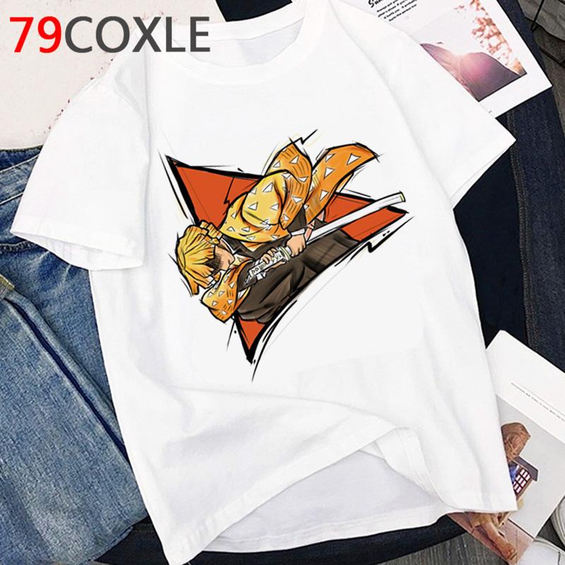 2023 Kawaii Japanese Anime Kimetsu No Yaiba T Shirt Cartoon Demon Slayer Tshirt Cool Demon Blade Graphic T-Shirt Unisex Female