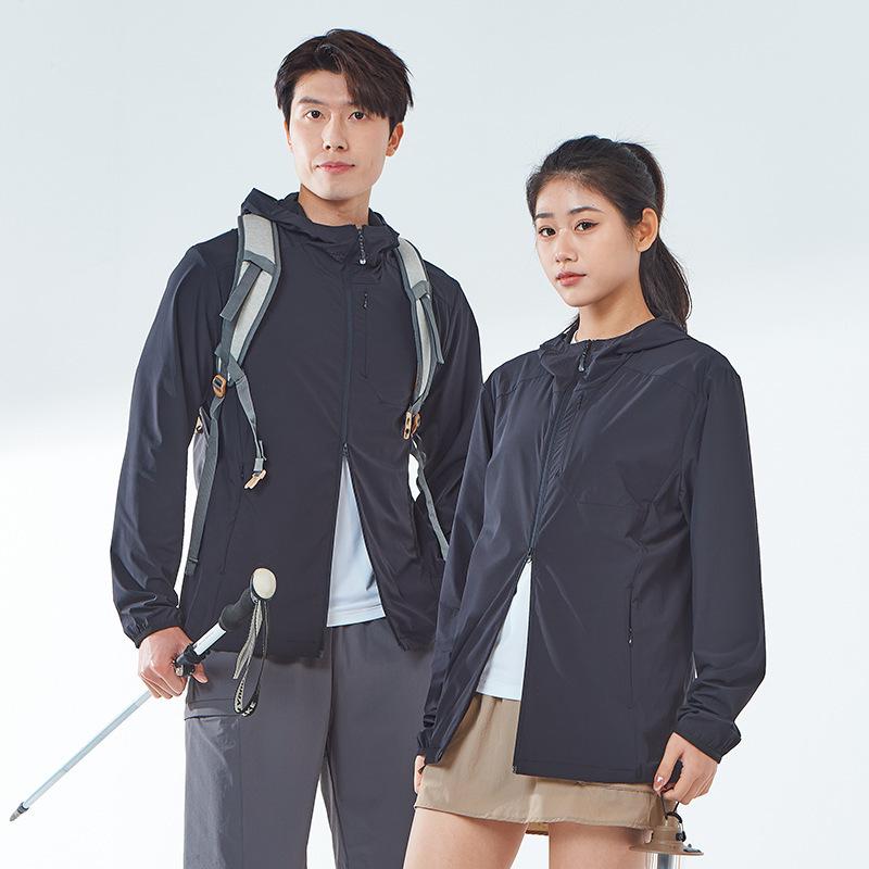 Dijia outdoor sunscreen clothing upf10 + casual breathable cool jacket big-name UV-proof jacket