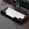 Проводная механическая игровая клавиатура с RGB-подсветкой, универсальная 61 клавиша, мини-проводная офисная клавиатура с мышкой